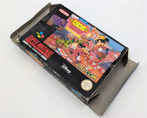 The Great Circus Mystery Starring Mickey & Minnie - Komplet i Æske - SNES - (SCN) (C Grade) (Genbrug)